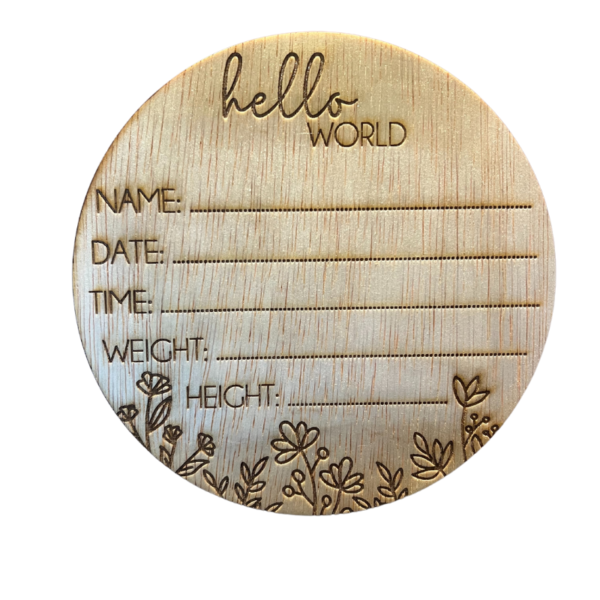 Speciaal presentje | hello world | bord